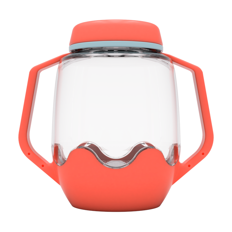 Glo Pals | Sensorische Beker | Koraal-Rood