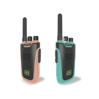 Kidywolf | Kidytalk Walkie Talkie | Nude - Cyaan