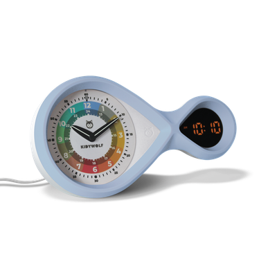 Kidywolf | Kidyalarm | Educatieve Wekker | Blauw