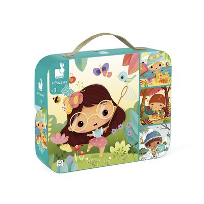 Janod | 4 Puzzel | 6, 9, 12, 16 St  | Seizoenen