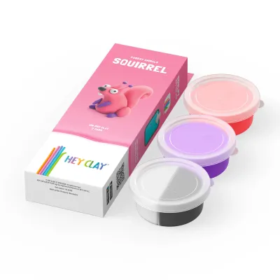 Hey Clay | Bos Dieren | Eekhoorn | 3 St. Hey Clay | Bos Dieren | Eekhoorn | 3 St.