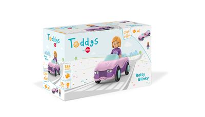 Toddys by Siku | Voertuig met Speelfiguur | Betty Blinky