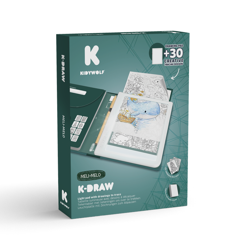 Kidywolf | Verlichte Tekenbord | K-Draw PAD | Meli Melo