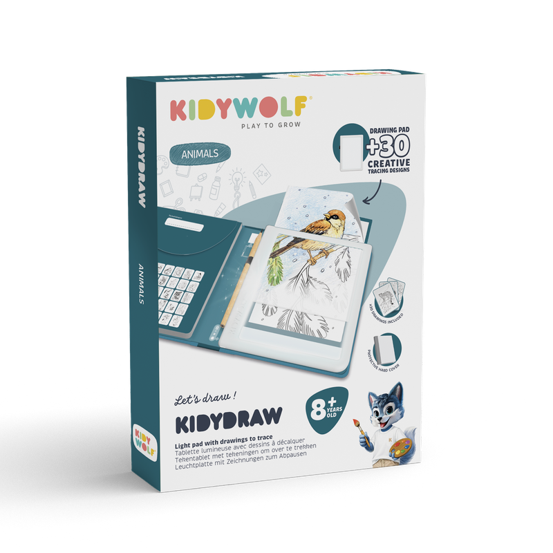 Kidywolf | Verlichte Tekenbord | K-Draw PAD | Dieren