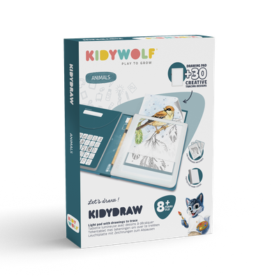 Kidywolf | Verlichte Tekenbord | K-Draw PAD | Dieren