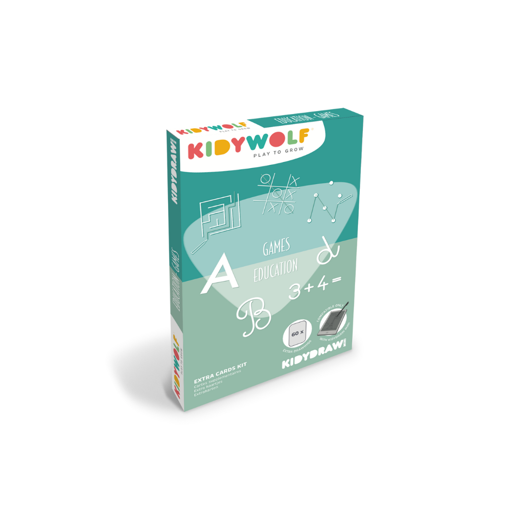 Kidywolf | Refil Tekenkaarten | Kidydraw Mini | Spelletjes en onderwijs