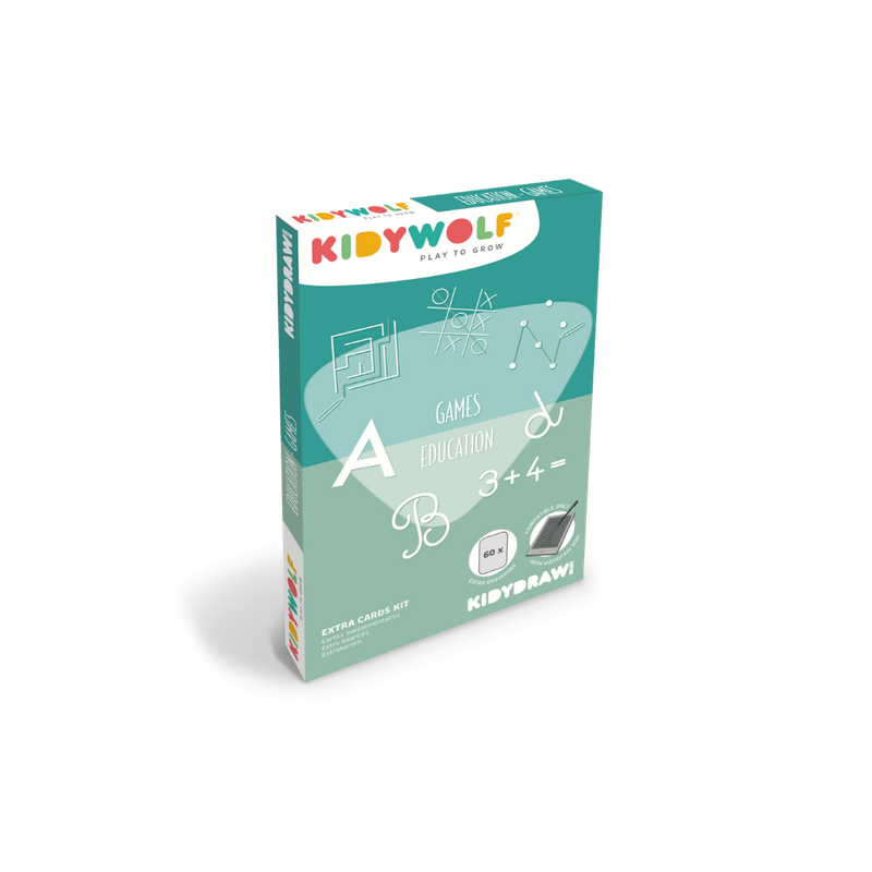 Kidywolf | Refil Tekenkaarten | Kidydraw Mini | Spelletjes en onderwijs