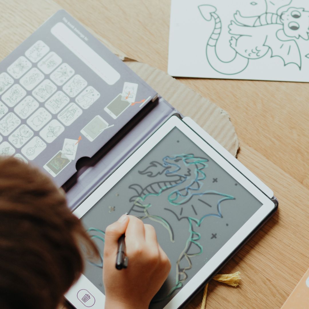 Kidywolf | Refil Tekenkaarten | Kidydraw Mini | Er was eens en dieren