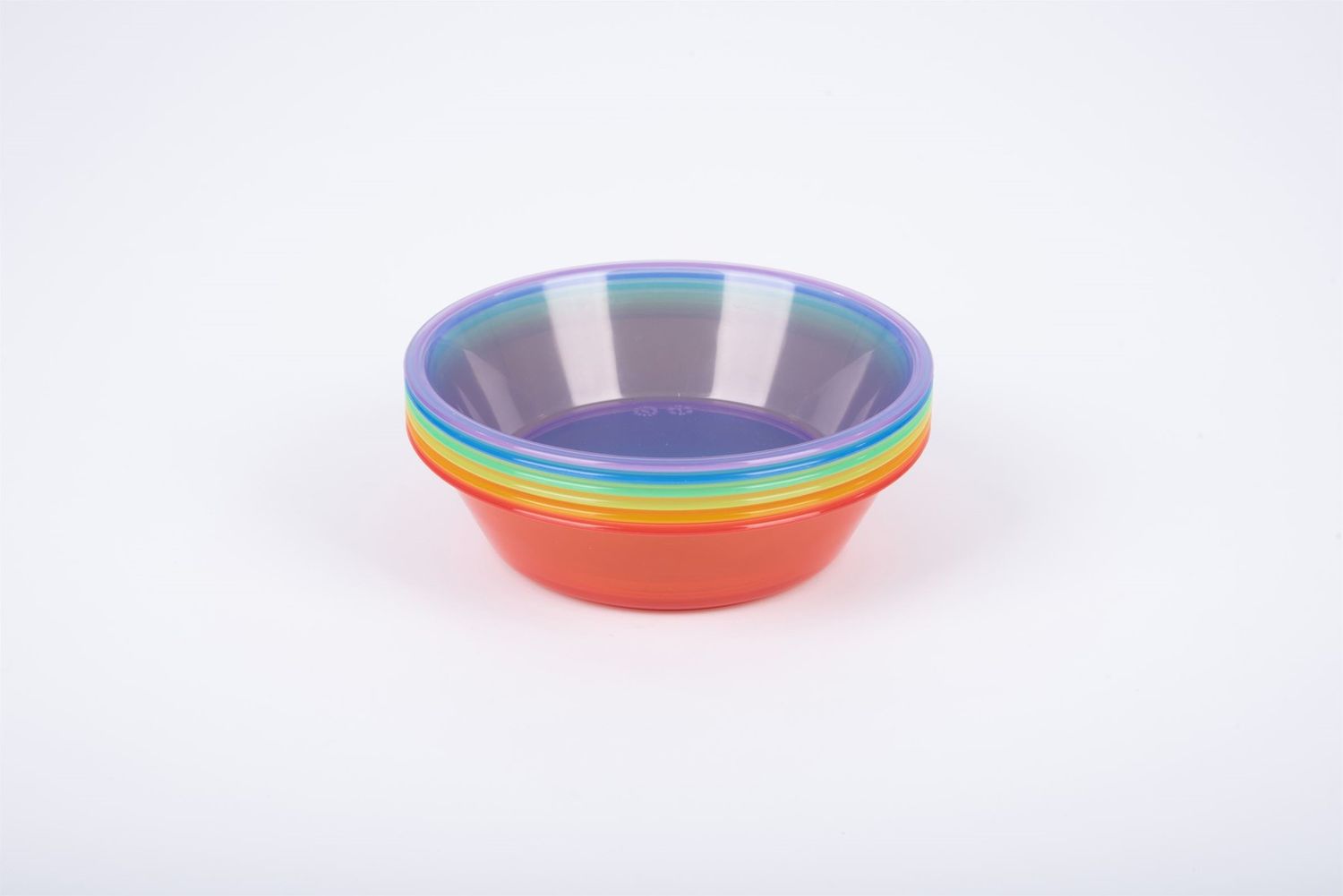 Tickit | Doorschijnende Kleursorteerbakjes | 6 st