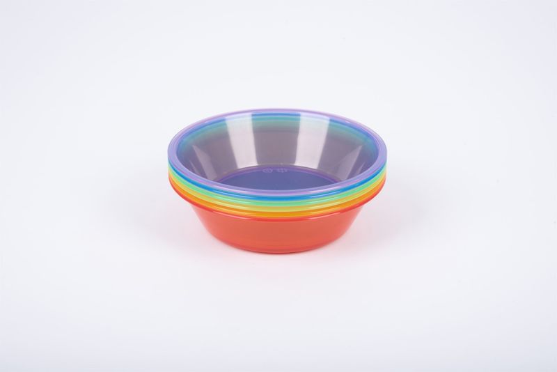 Tickit | Doorschijnende Kleursorteerbakjes | 6 st