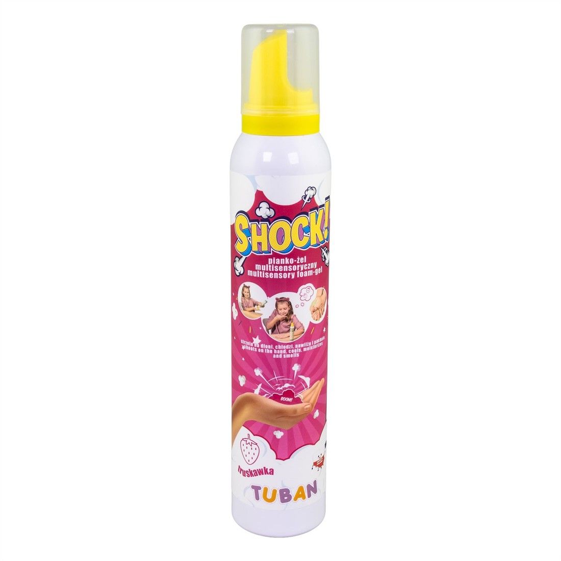 Tuban | Shock! | Multi Sensorische Foam Gel | Aardbei