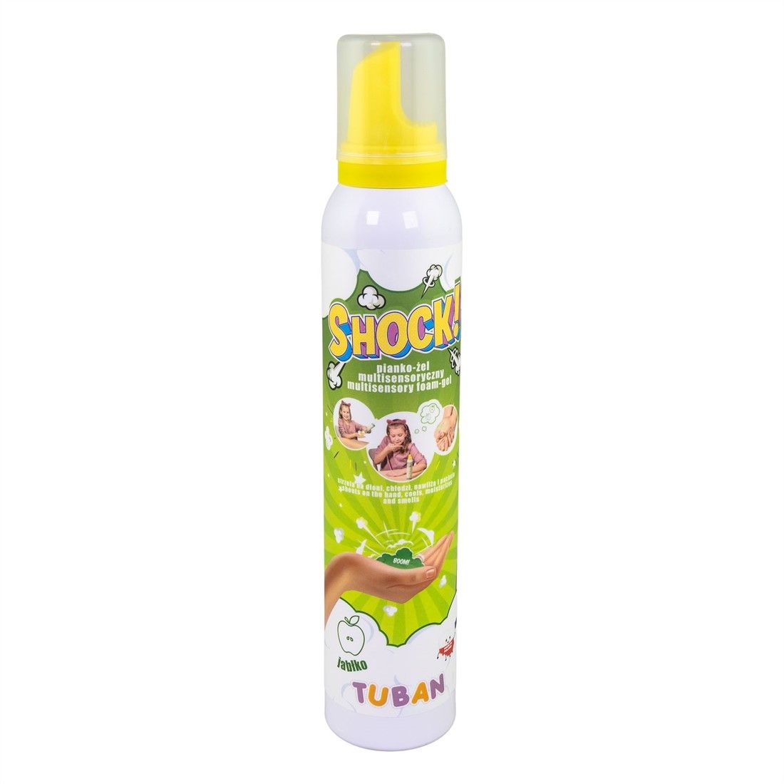 Tuban | Shock! | Multi Sensorische Foam Gel | Appel Tuban | Shock! | Multi Sensorische Foam Gel | Appel