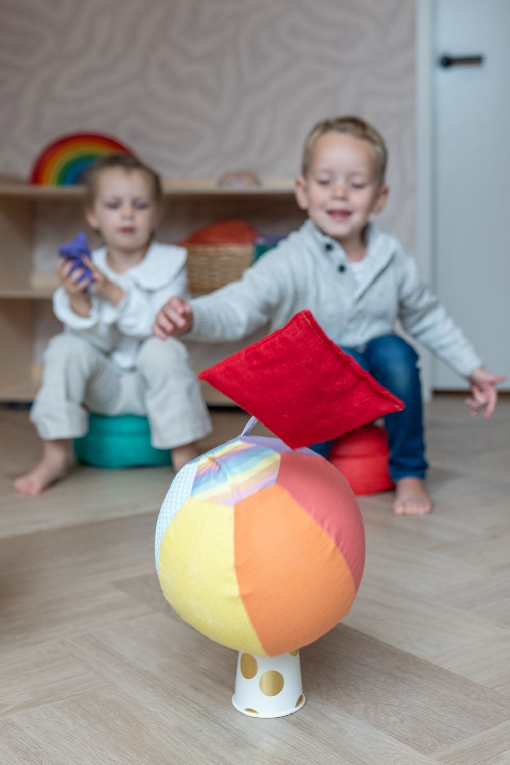 Little Botanic Label | Sensorische Ballonbal | Pastel
