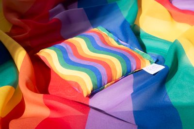Little Botanic Label | Playcycle Speeldoek Large | Regenboog Waves