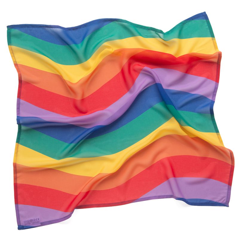Little Botanic Label | Playcycle Speeldoek Medium | Regenboog Waves