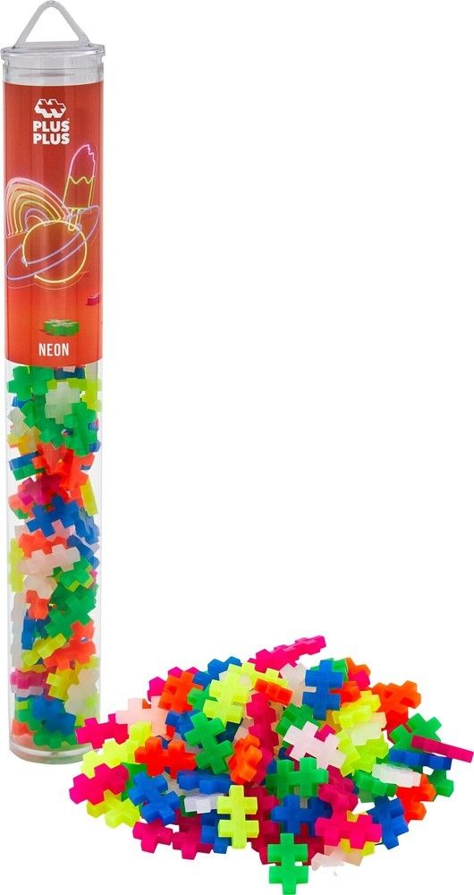 Plus-Plus | Neon Kleuren | 100 St | Tube