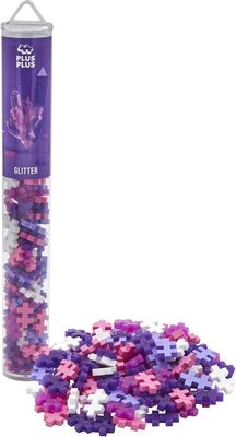Plus-Plus | Glitter Kleuren | 100 St | Tube Plus-Plus | Glitter Kleuren | 100 St | Tube