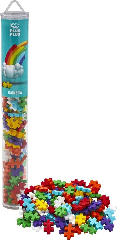 Plus-Plus | Regenboog Kleuren | 100 St | Tube