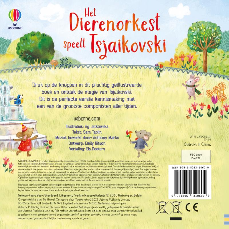 Muziekboek | Het Dierenorkest | Speelt Tsjaikovski