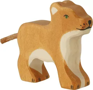 Holztiger | Dieren | Staande Kleine Leeuw | 6 cm Holztiger | Dieren | Staande Kleine Leeuw | 6 cm