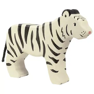 Holztiger | Dieren | Witte Tijger | 15 cm