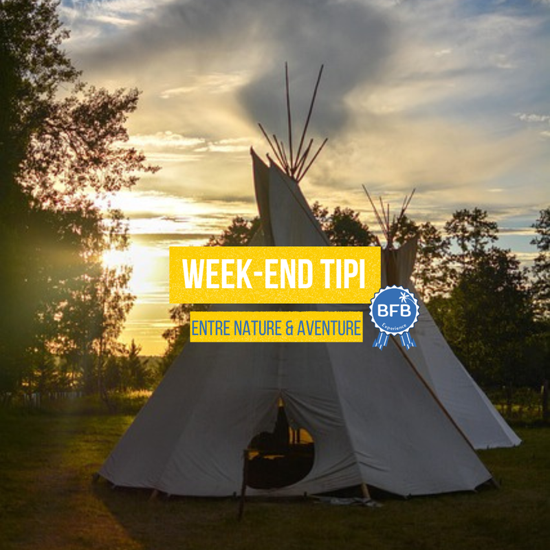 Week-end tipi : entre nature et aventure by BFB Experience du 4/07 au 6/07/2025