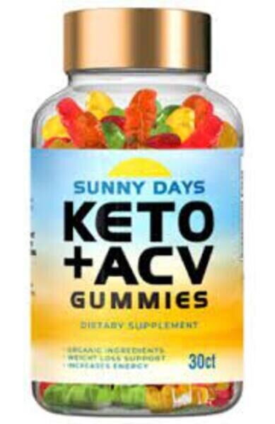 Sunny Days Keto Plus ACV Gummies