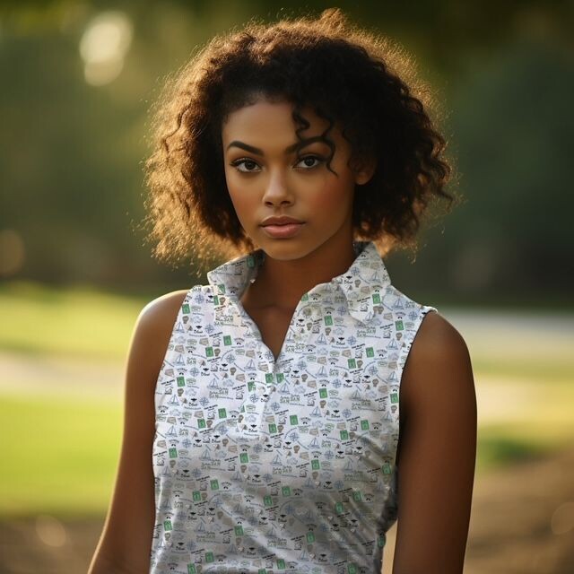 Althea Sleeveless Polo