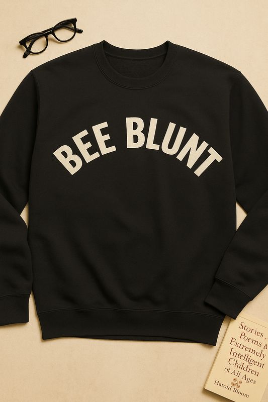 The Varsity Sweatshirt- Black