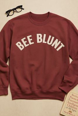 The Varsity Sweatshirt- Burgundy