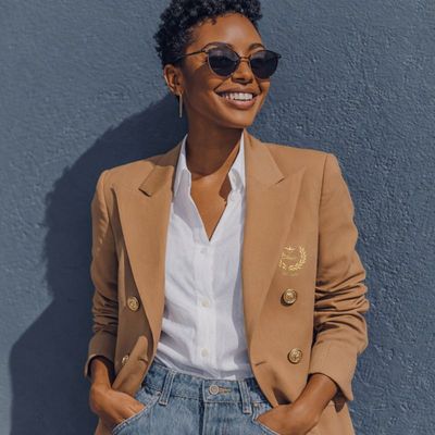 Nency Blazer - Khaki Tan Nency Blazer - Khaki Tan