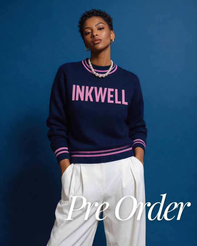 Inkwell Sweater- Navy