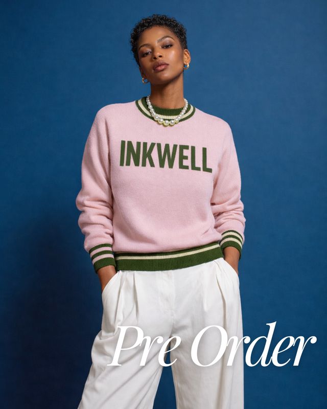 Inkwell Sweater- Pink