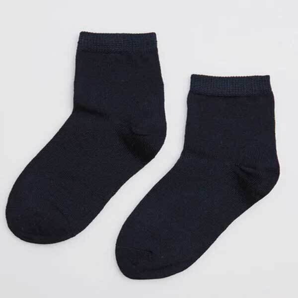 Calcetín perlé marino unisex Ysabel Mora