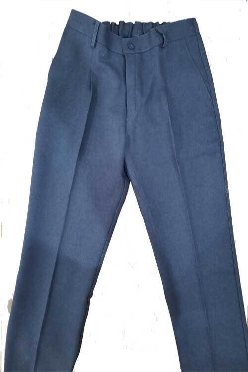 Pantalón uniforme gris largo