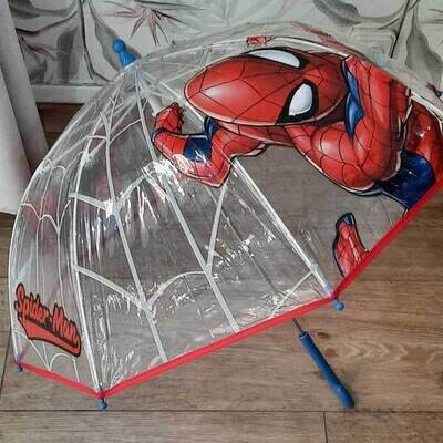 Paraguas Spiderman Transparente