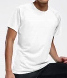 Camiseta blanca tejido técnico chico o chica