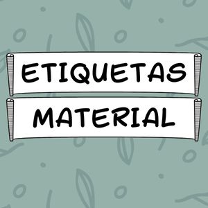 ETIQUETAS PARA MARCAR MATERIAL ESCOLAR