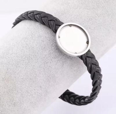 PULSERA CUERO TRENZADO