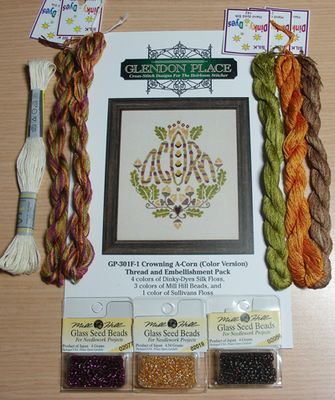 Crowning A-Corn Thread and Embellishment Pack (Color Version) GP-301F-1