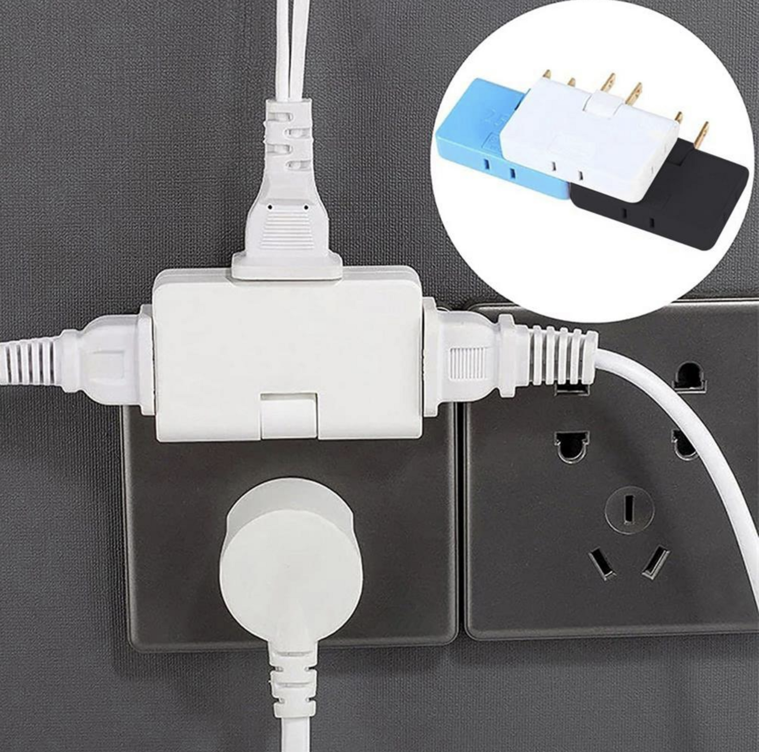 Folding Wall Adapter Plug