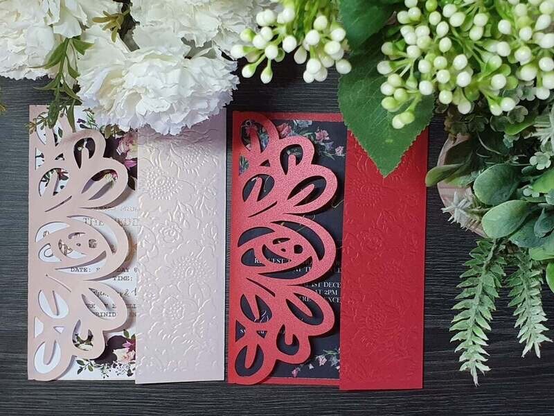Half Gatefold- Petal Lasercut - Completed Unit