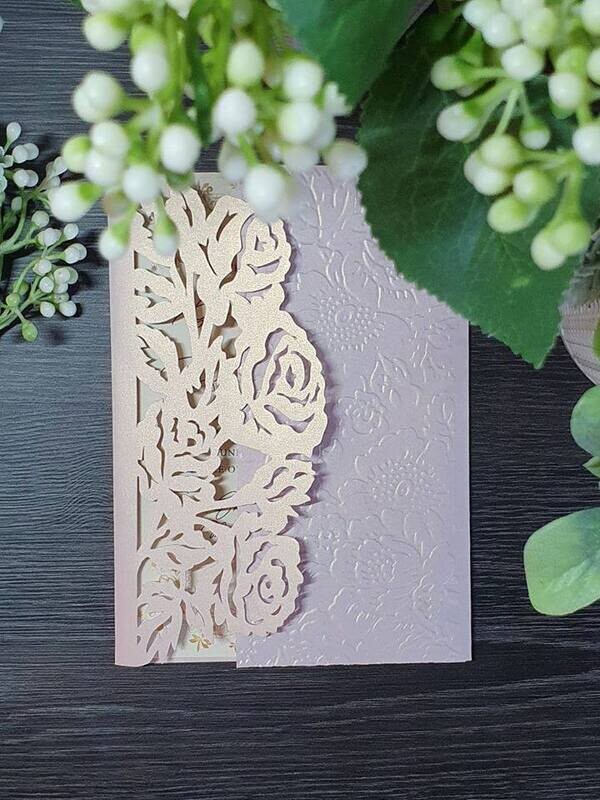 Trifold- Rose Lasercut - Completed Unit