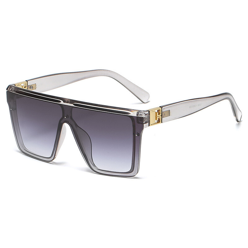 New Fashion Sunglasses Retro Trend Big Frame Men's And Women's Sunglasses Siamese Anti-Glare Sunglasses