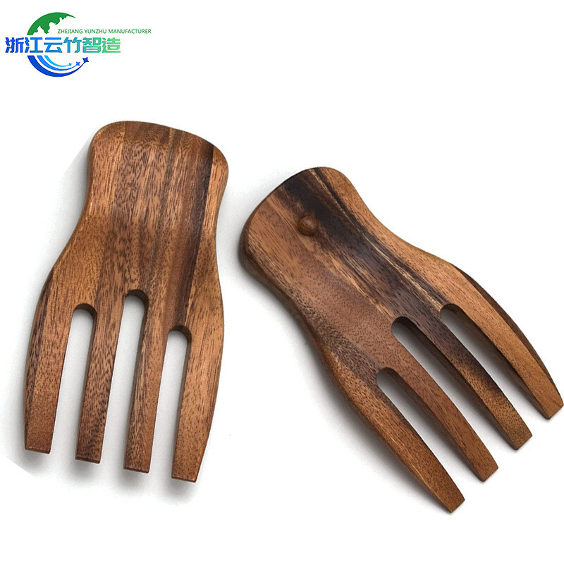 Acacia Wooden Hand Salad Mixer