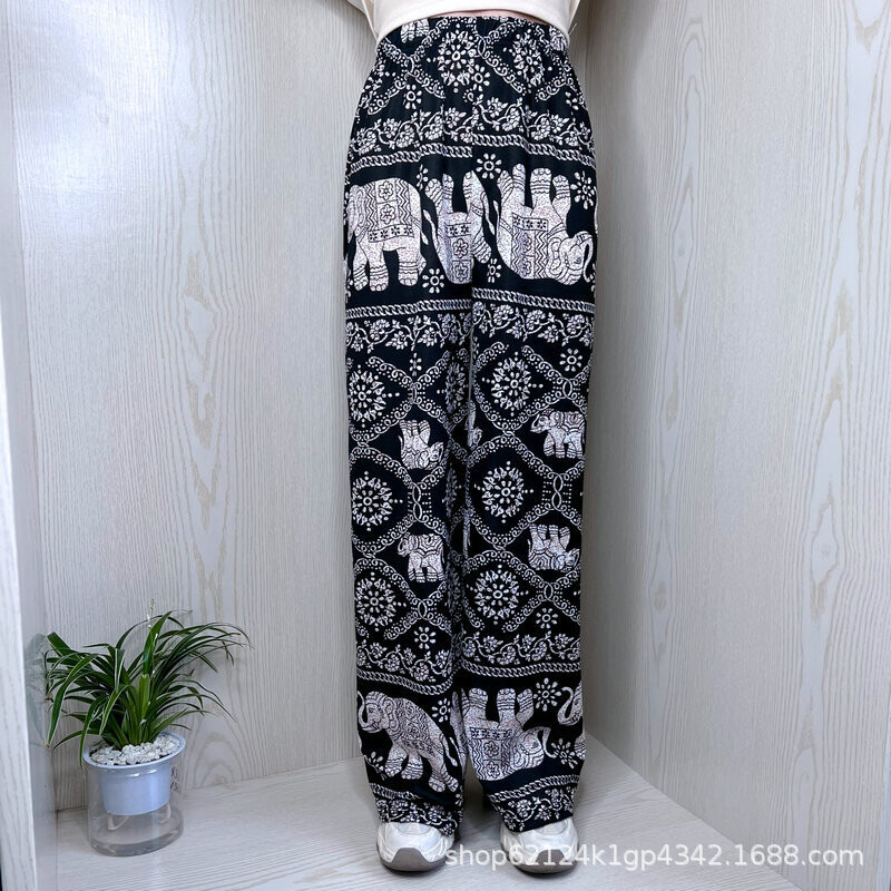 Thai Popular Elephant Yoga Women's Pants