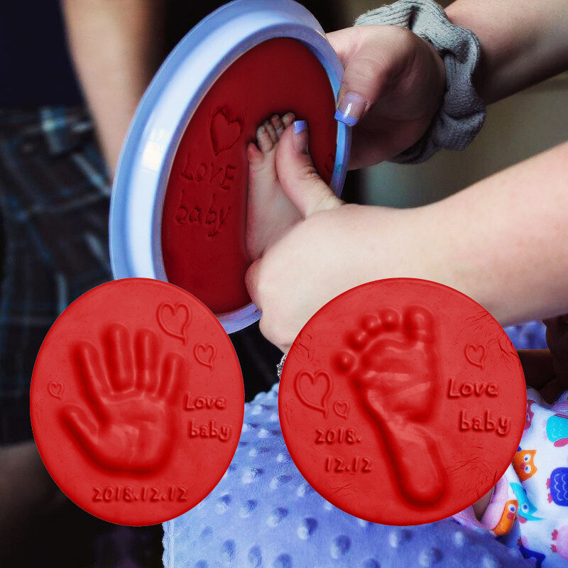 20g Soft Clay  DIY Baby  Hand And Foot Print Mud Handprint Footprint Fingerprint Anti-stress Toddler's Toys and Memories