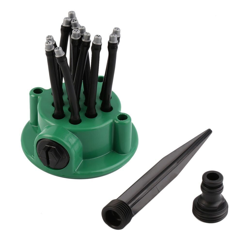 360 Degree Garden Automatic Multi-head Sprinkler Watering Sprinkler Gardening Tool Irrigation Sprinkler Shower