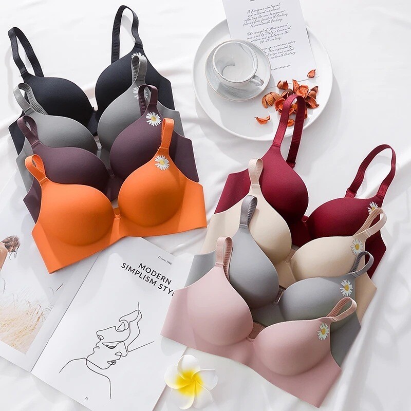 Smooth No Steel Ring  Korean Style Push Up Bra