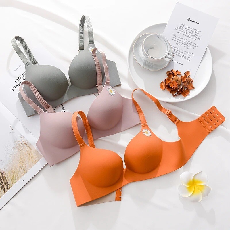 Smooth No Steel Ring  Korean Style Push Up Bra